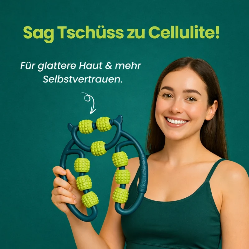 DeepTension Roller™ Cellulite Massagegerät für Beine – Massage- & Faszienroller