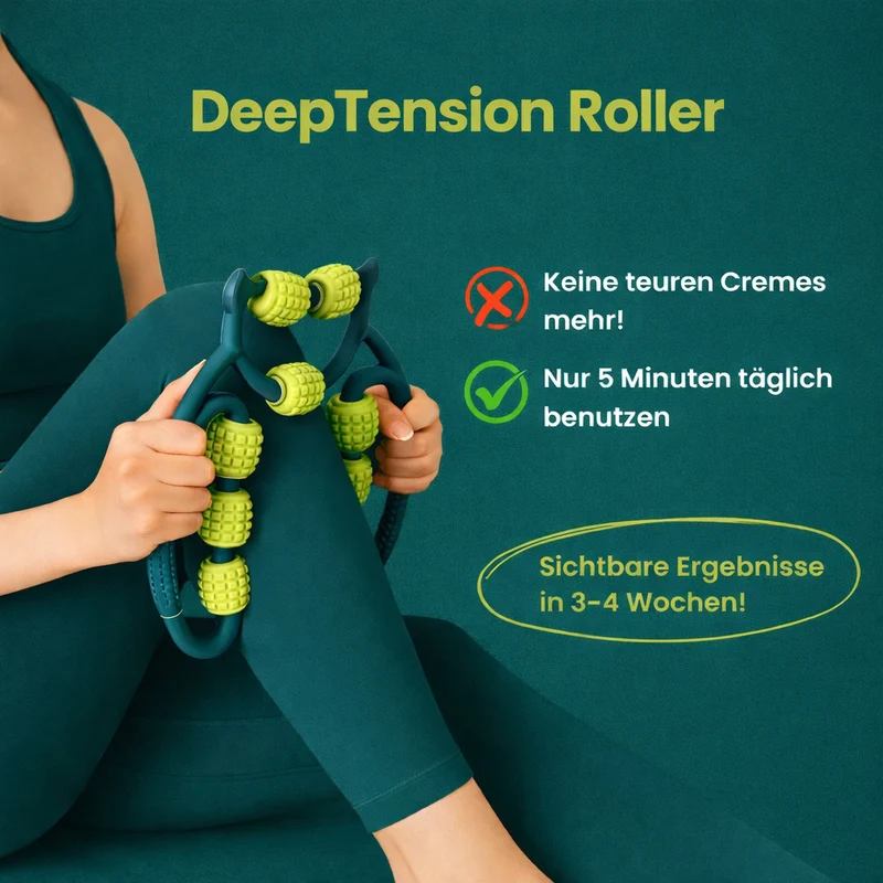 DeepTension Roller™ Cellulite Massagegerät für Beine – Massage- & Faszienroller