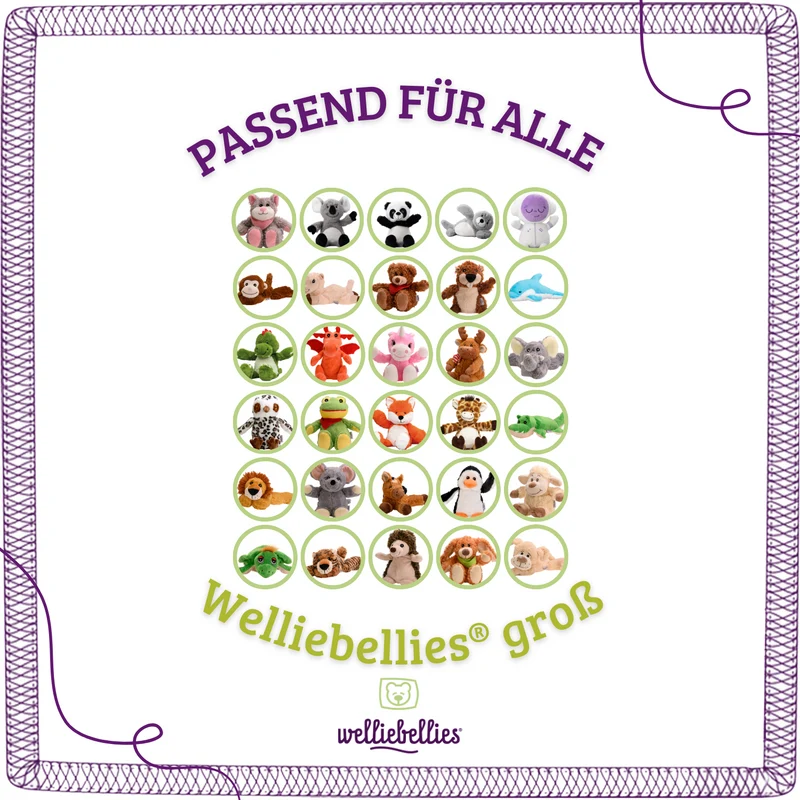 welliebellies® Wechsel-Körnerkissen mit Kräutern für große Tiere