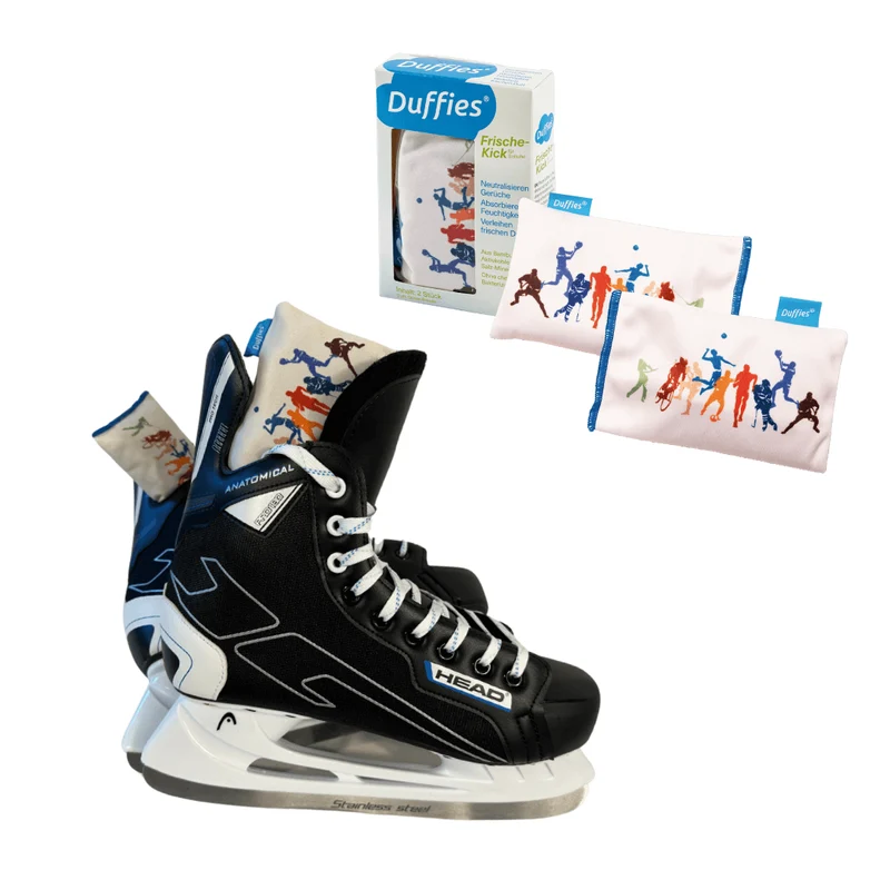 DUFFIES® Anti-Geruchs-Kissen Motiv Sports – für Sportschuhe & Sporttasche