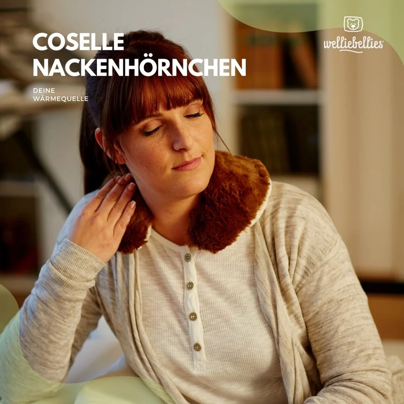 Plüsch Nackenhörnchen mit Hirse- und Kräuterfüllung