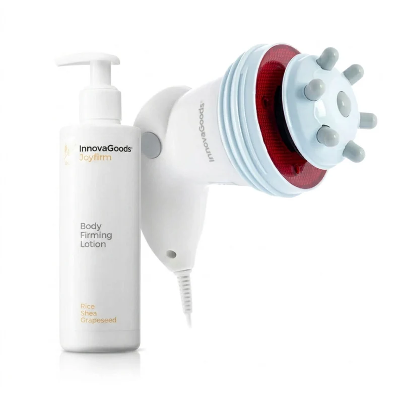 Pack Vibrations-Anticellulite-Massagegerät mit Infrarot 5 in 1 und straffender Körperlotion InnovaGoods