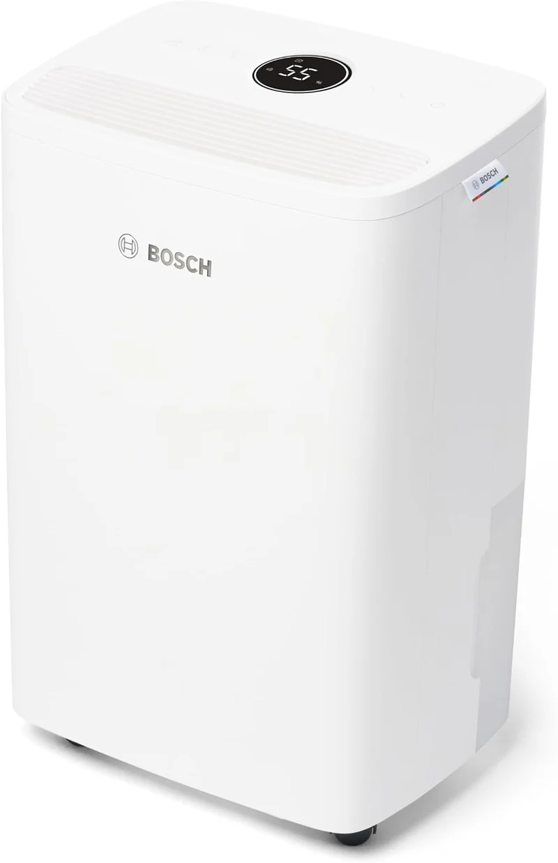 Bosch Dry, Luftentfeuchter, Für Räume bis zu 33 m² | Einfach, Effizient, Leise, Ideal für Deine Wohnung & die schnelle Trocknung Deiner Wäsche