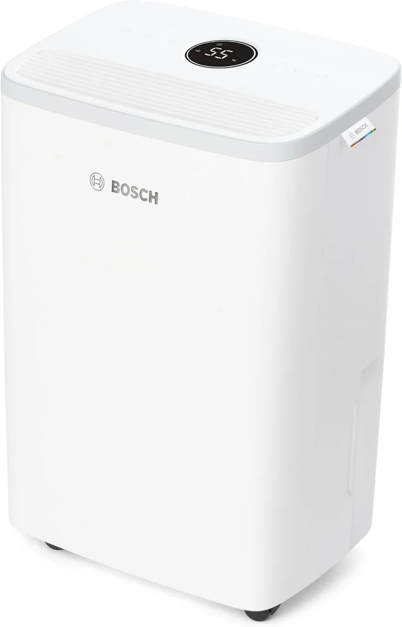 Bosch Dry, Luftentfeuchter, Für Räume bis zu 33 m² | Einfach, Effizient, Leise, Ideal für Deine Wohnung & die schnelle Trocknung Deiner Wäsche