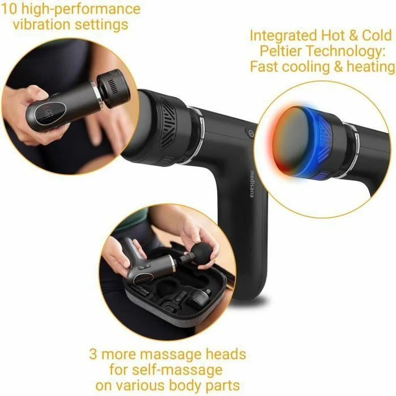 Muskel-Massagepistole mit Wärme und Kälte Medisana 88999