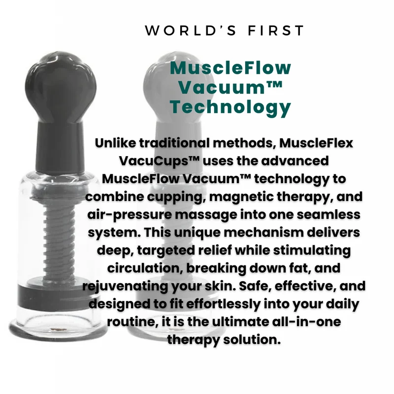MuscleFlex VacuCups™ Saugnapf Therapie