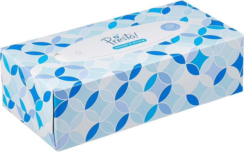 12 x 3-lagige Kosmetiktücher, 1080 Blatt, 12 Packungen à 90 Blatt