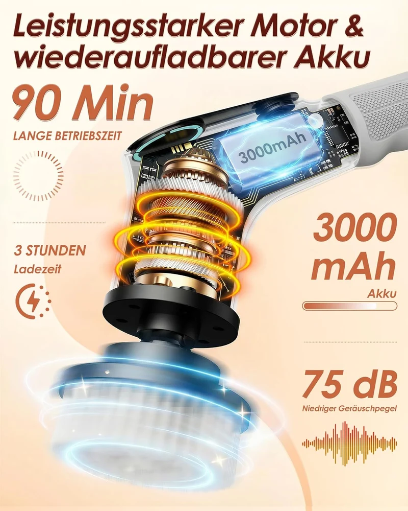 Elektrische Reinigungsbürste, 8 in 1 Electric Cleaning Brush | mit austauschbaren Bohrbürstenköpfen, Wanne mopSet, Elektrische Putzbürste mit Verstellbarem Griff für Bad Küche Auto Fußbode