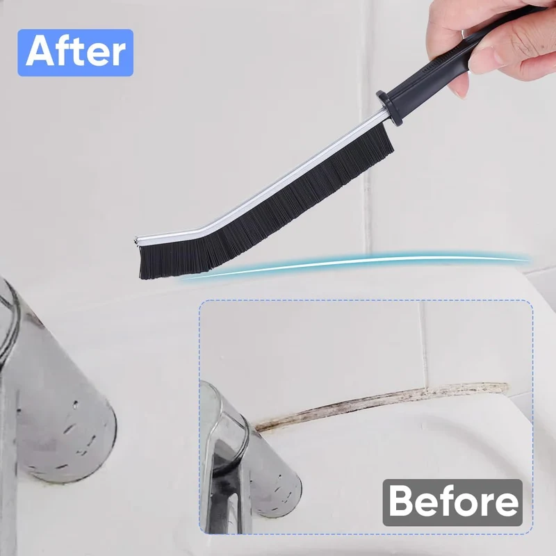 14 Stück Hartborsten Eckenreinigungsbürste, Fugenbürste, Reinigungsbürste | Spaltreinigungsbürste, Fugenbürste Bad, Für Bad, Dusche, Küche, Toilette, Waschbecken
