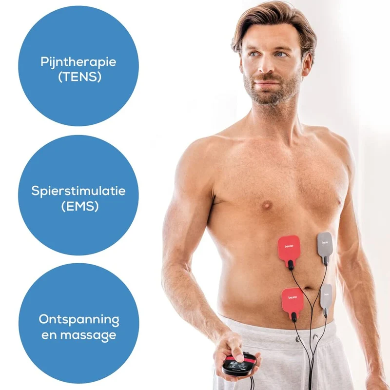 Elektrisches Handmassagegerät Beurer cuadradas Blå Elektrostimulator