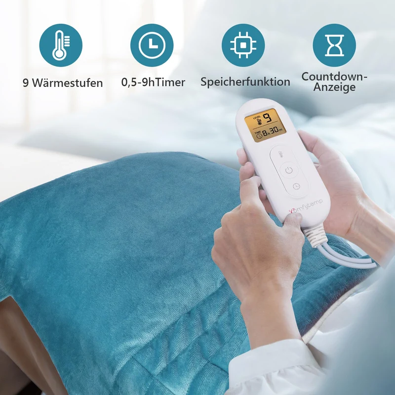 Heizkissen für Nacken Schulter mit 9 Wärmestufen Wärmekissen pad