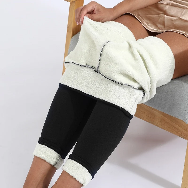 Gefütterte Thermo-Leggings für Damen – Warm, Bequem & Blickdicht
