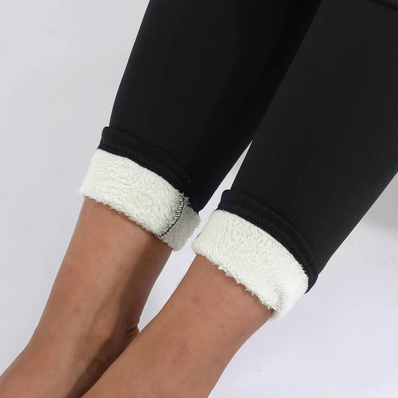 Gefütterte Thermo-Leggings für Damen – Warm, Bequem & Blickdicht
