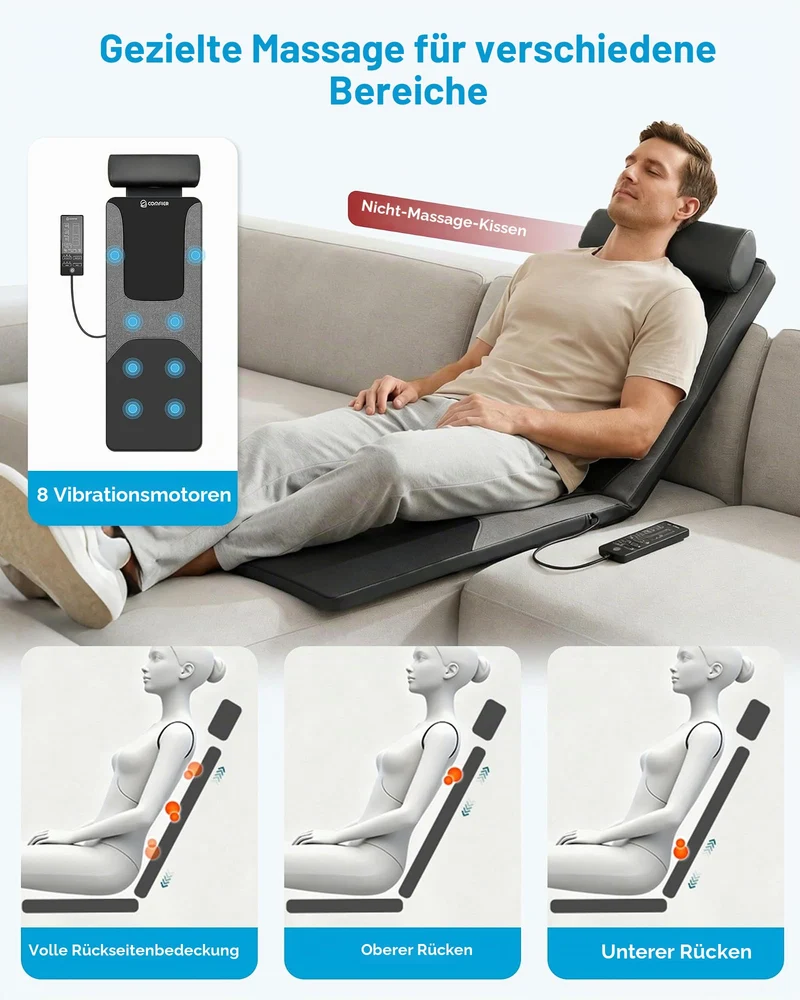 Massage Matte mit Heizung!