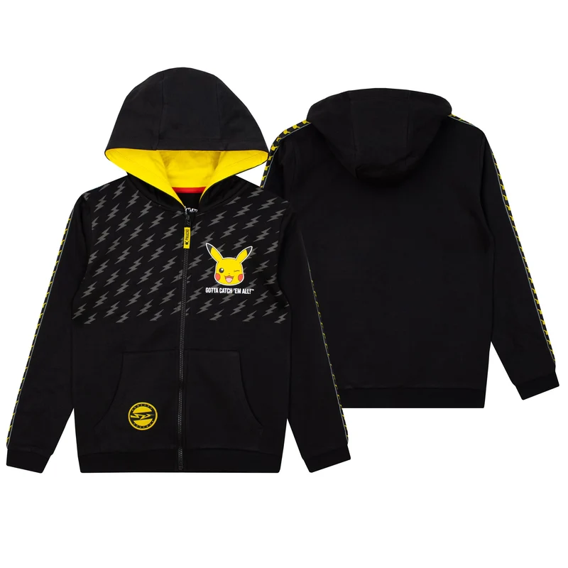 Pokémon Pikachu Kapuzenpullover | Pikachu Kapuzenpullover Jungen | Hoodie Für Jungs