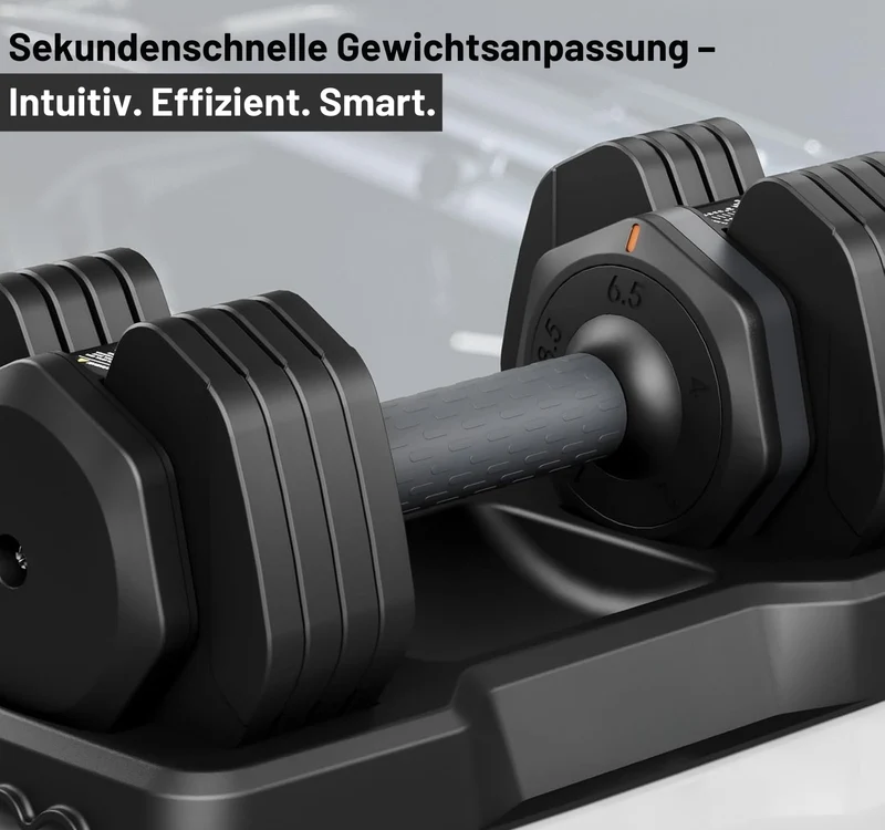 Körperdoc - Verstellbare Hanteln, 2-11KG mit 5 Gewichtsstufen, 2er-Set Premium