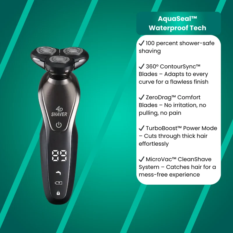 AquaFlex™ Elektrischer Rasierer