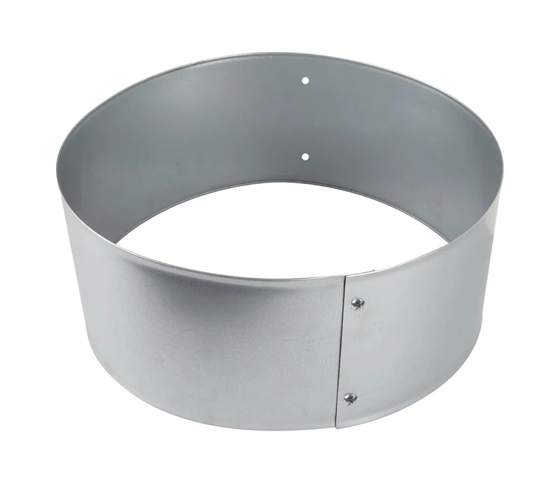 Rasenkanten Baumring-Set variabel, Raseneinfassung, Beeteinfassung, Beetbegrenzung, Mähkante, Rasen-Abgrenzung, DREI Größen formbar: Ø 35/53/70 cm, verzinkt