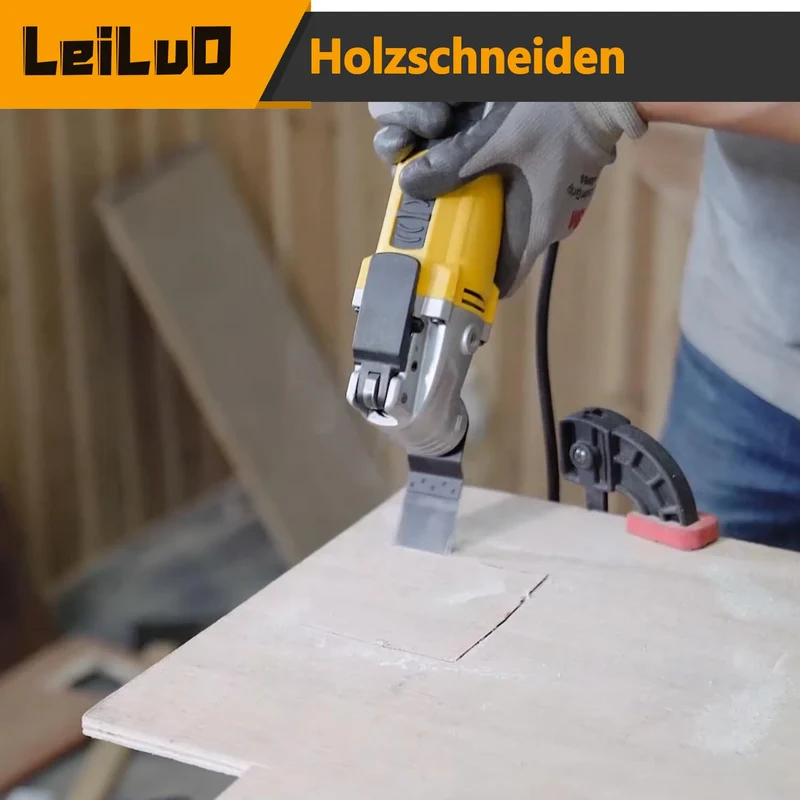155-teiliges Oszillierendes Multitool Zubehörset Schneiden Schleifen Verfugen Universelle Oszillierende Sägeaufsätze mit Aufbewahrungstasche Kompatibel mit DeWalt Dremel Makita und Mehr