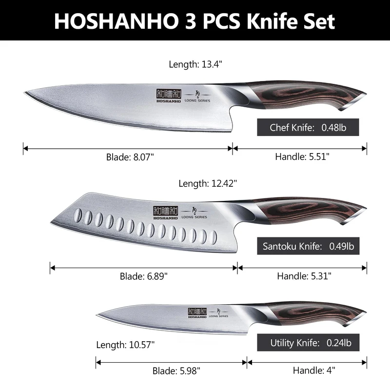 Professionelles Fisch-, Knochenmesser- und Füllküchenmesser mit ultrascharfe ergonomischem Pakkaholzgriff, 18 cm