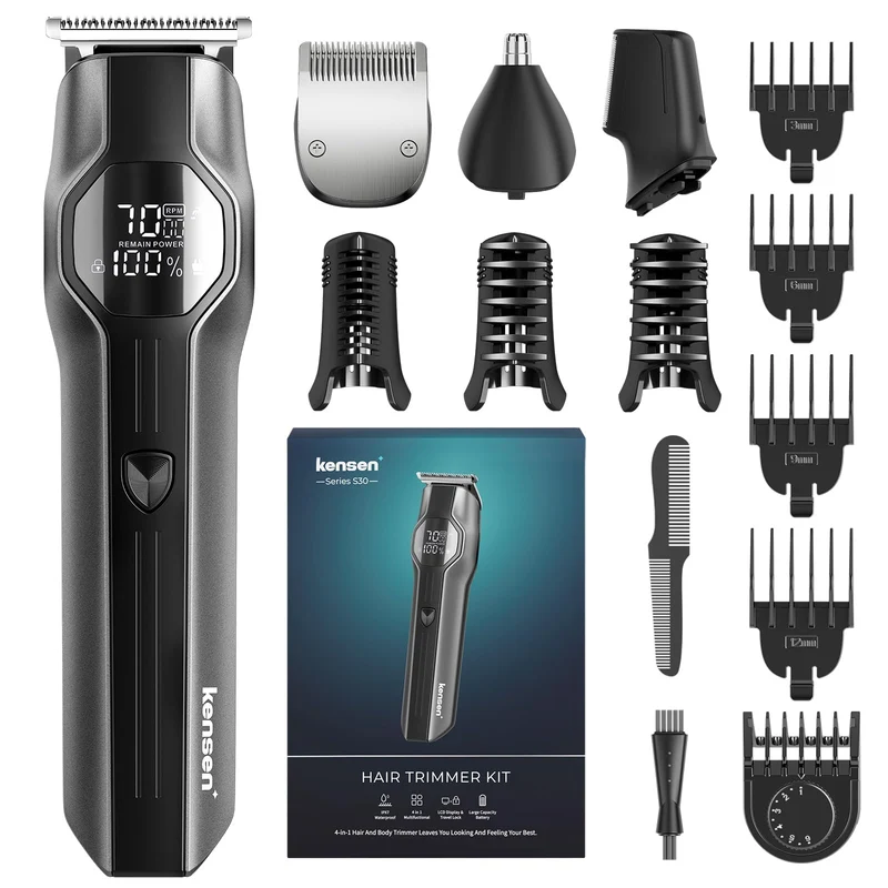 Glatzen Rasierer Herren, kensen Kopfrasierer Glatze Wasserdicht Head Shaver 5D Beweglicher Kopf Rasierer Herren Magnetischer Glatzenschneider Trocken-Und Nassrasur Bald Shaver Typ-C-Anschluss