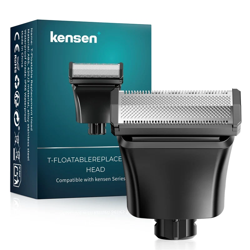 Intimrasierer Mann, kensen 2 in 1 Rasierer Herren Intimbereich Wasserdicht Körperrasierer Herren Typ-C Bodygroom Herren Nass Trocken Intim Rasierer Männer Beine Brust Achselhöhle Leiste Aufsteckkämme