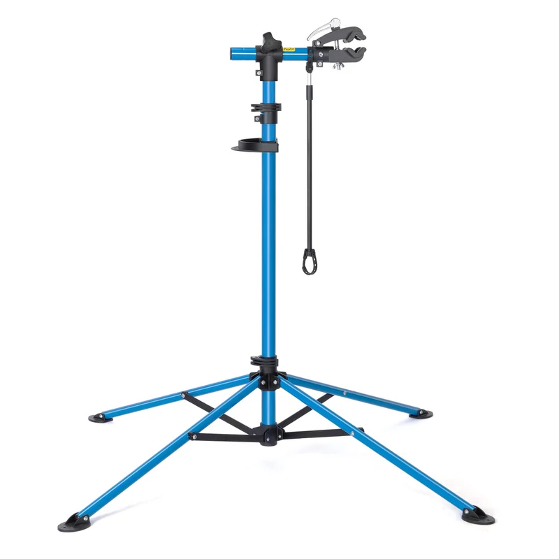 Fahrradmontageständer - Professioneller Reparaturständer mit Werkzeugschale und magnetischem Fach, drehbar und faltbar, maximale Belastung 30 kg