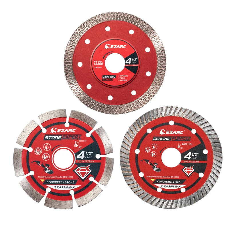 Diamantschneidscheiben 125mm Extra Thin Diamond Disc Cutting Disc für Fliesen Keramik Marmor Nass oder Trockenschnitt