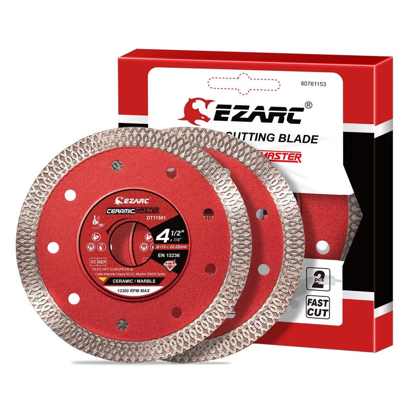 Diamantschneidscheiben 125mm Extra Thin Diamond Disc Cutting Disc für Fliesen Keramik Marmor Nass oder Trockenschnitt