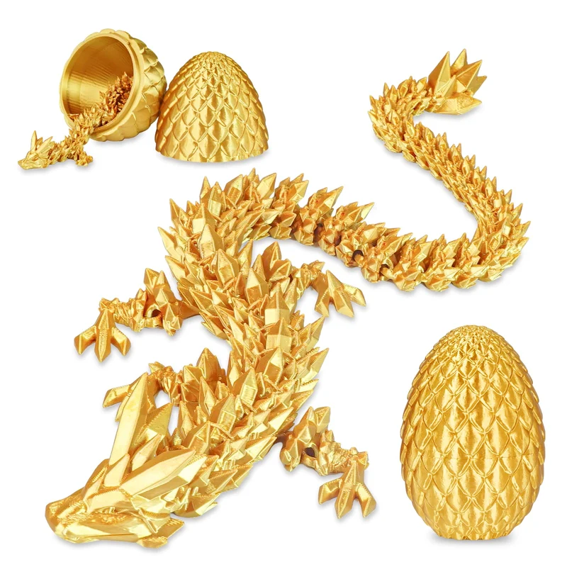 Überraschungseier - Drachenei mit Drachen im Inneren, Geschenke für Kinder und Erwachsene, 3D-gedrucktes Fidget-Spielzeug, perfekt für Weihnachten, Ostern, Geburtstage, Dekoration, Stressabbau