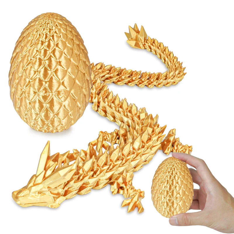 Überraschungseier - Drachenei mit Drachen im Inneren, Geschenke für Kinder und Erwachsene, 3D-gedrucktes Fidget-Spielzeug, perfekt für Weihnachten, Ostern, Geburtstage, Dekoration, Stressabbau