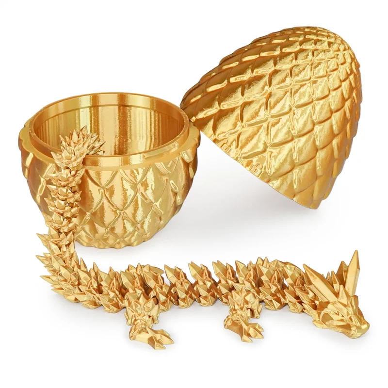 Überraschungseier - Drachenei mit Drachen im Inneren, Geschenke für Kinder und Erwachsene, 3D-gedrucktes Fidget-Spielzeug, perfekt für Weihnachten, Ostern, Geburtstage, Dekoration, Stressabbau