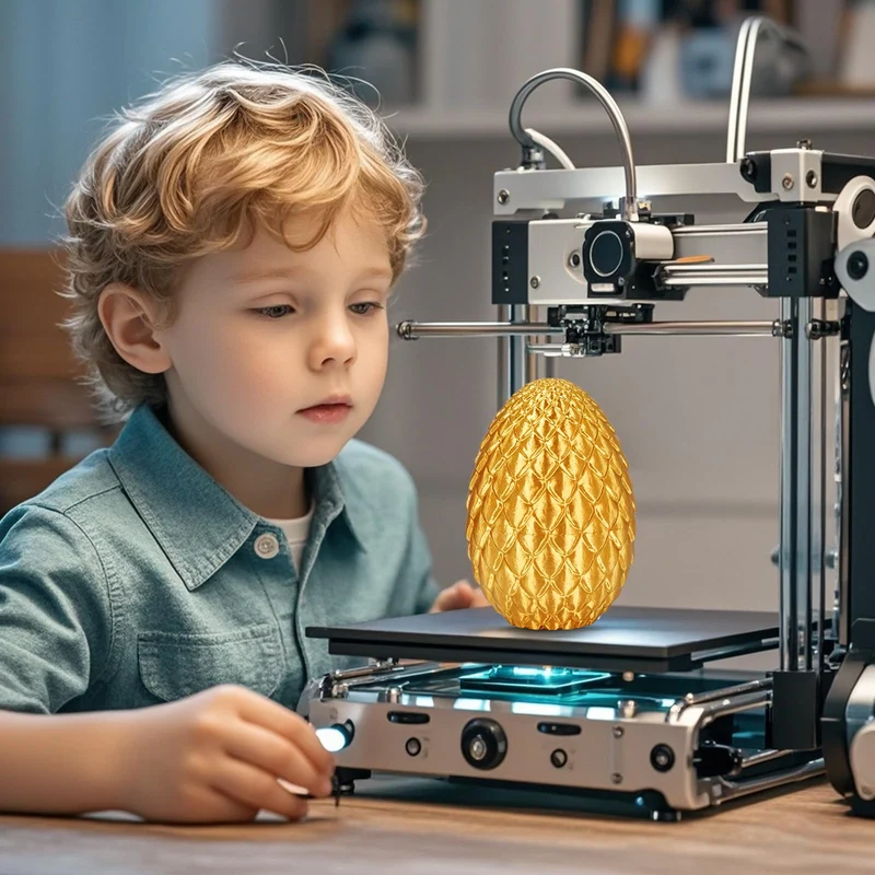 Überraschungseier - Drachenei mit Drachen im Inneren, Geschenke für Kinder und Erwachsene, 3D-gedrucktes Fidget-Spielzeug, perfekt für Weihnachten, Ostern, Geburtstage, Dekoration, Stressabbau