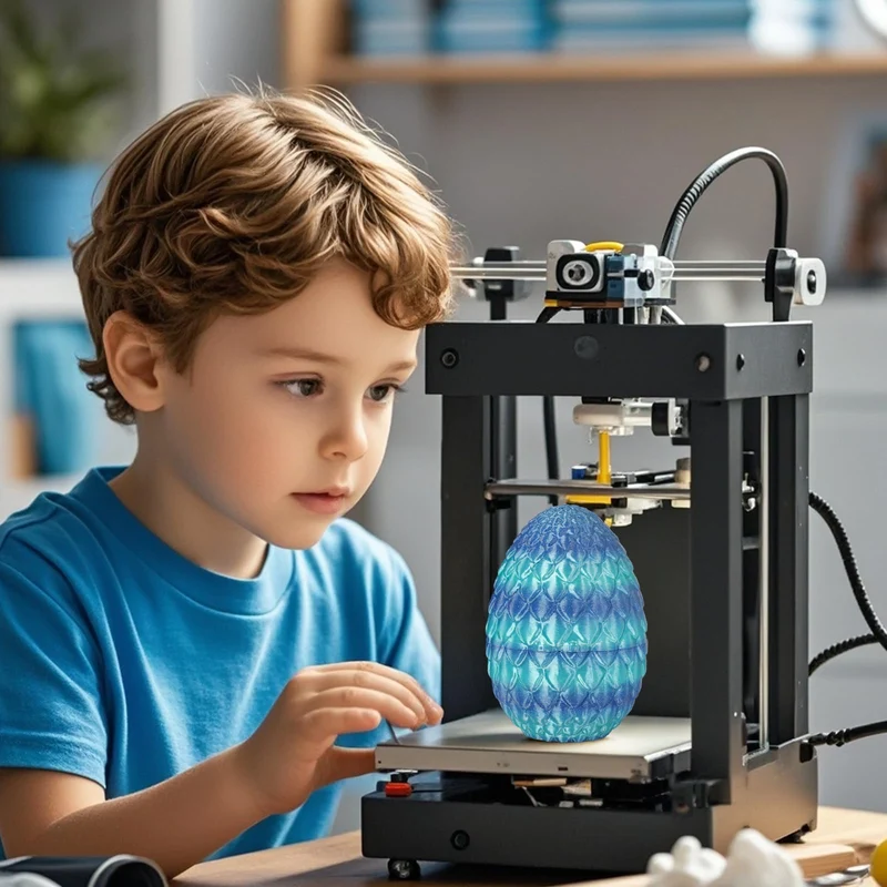 Überraschungseier - Drachenei mit Drachen im Inneren, Geschenke für Kinder und Erwachsene, 3D-gedrucktes Fidget-Spielzeug, perfekt für Weihnachten, Ostern, Geburtstage, Dekoration, Stressabbau
