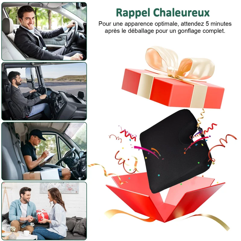 Sitz-Kissen, Hochwertiges Memory Foam sitzkissen Sitzkissen Druckentlastung Ergonomisches sitzkissen für Auto Sofa Büro