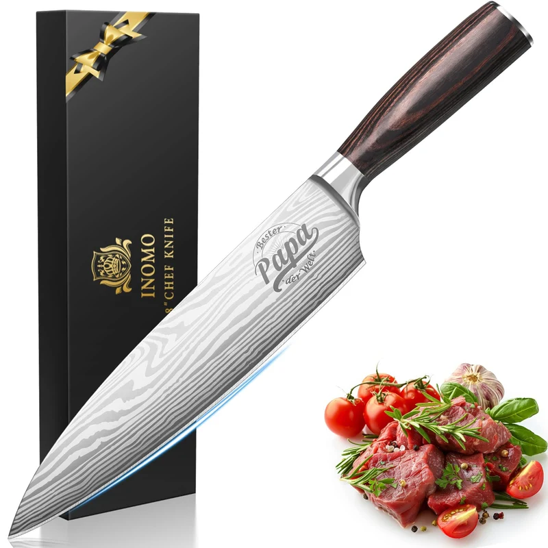 Geschenke für Männer, Küchenmesser Vater Geschenk Weihnachten, Kochmesser, Geburtstagsgeschenk für Papa, Männer Geschenk für ihn, Weihnachtsgeschenke
