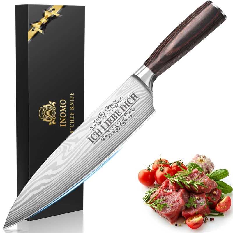 Geschenke für Männer, Küchenmesser Vater Geschenk Weihnachten, Kochmesser, Geburtstagsgeschenk für Papa, Männer Geschenk für ihn, Weihnachtsgeschenke