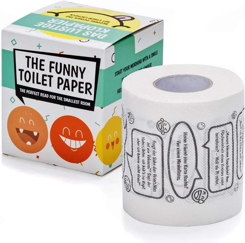 Lustiges Toilettenpapier - Trump / Kamasutra - Die größten Witze - Mehr Humor kann man auf dem Klo nicht bekommen