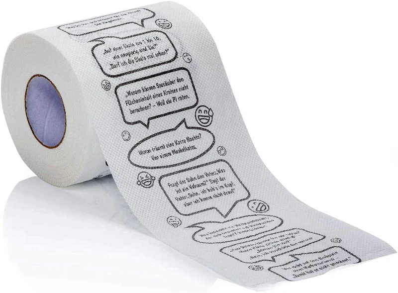 Lustiges Toilettenpapier - Trump / Kamasutra - Die größten Witze - Mehr Humor kann man auf dem Klo nicht bekommen