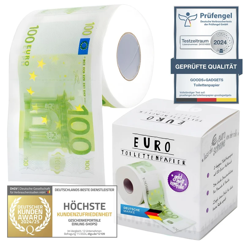 Lustiges Toilettenpapier - Trump / Kamasutra - Die größten Witze - Mehr Humor kann man auf dem Klo nicht bekommen