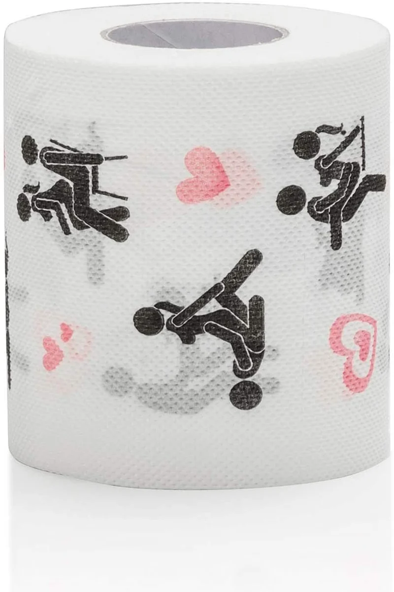 Lustiges Toilettenpapier - Trump / Kamasutra - Die größten Witze - Mehr Humor kann man auf dem Klo nicht bekommen