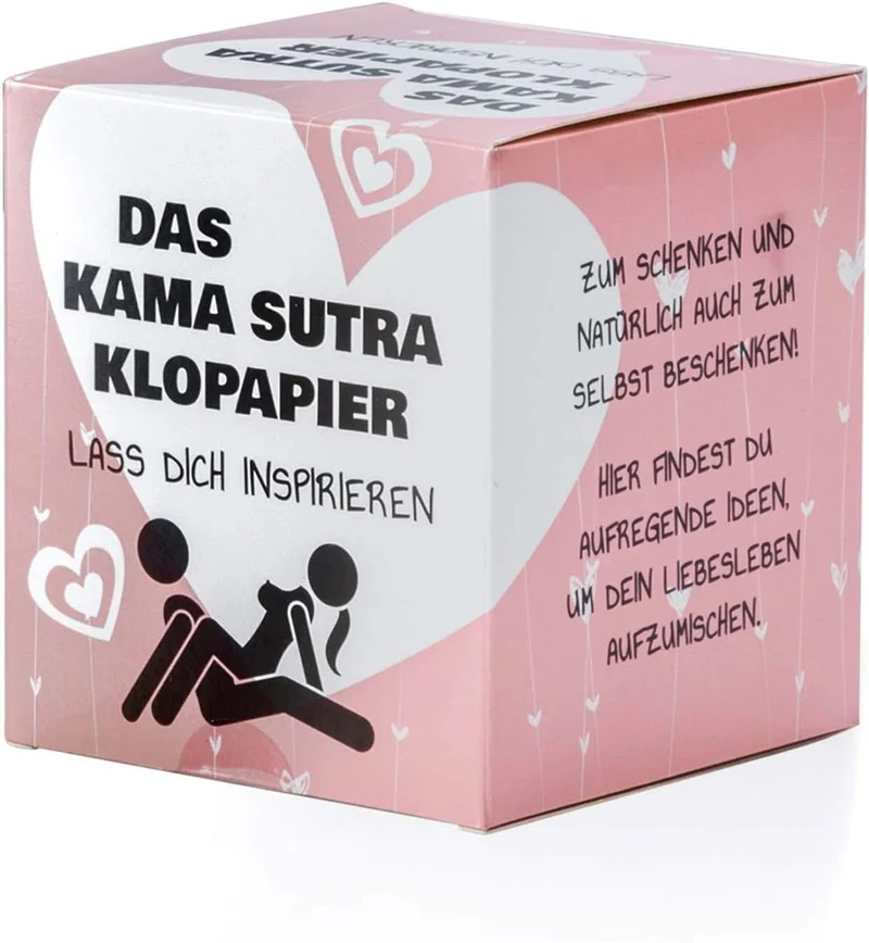 Lustiges Toilettenpapier - Trump / Kamasutra - Die größten Witze - Mehr Humor kann man auf dem Klo nicht bekommen