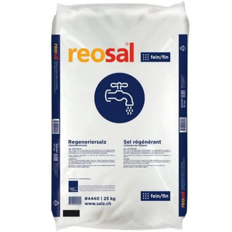 32 x Säcke à 25 kg Reosal Regeneriersalz fein / Palette à 800kg Regeniersalz / Ab Lager Schweiz - NEU & OVP - Gratis Lieferung!