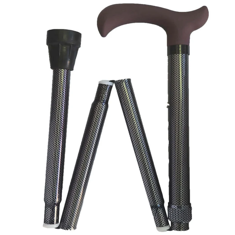 Faltstock leicht höhenverstellbar bis 110 kg faltbar Design