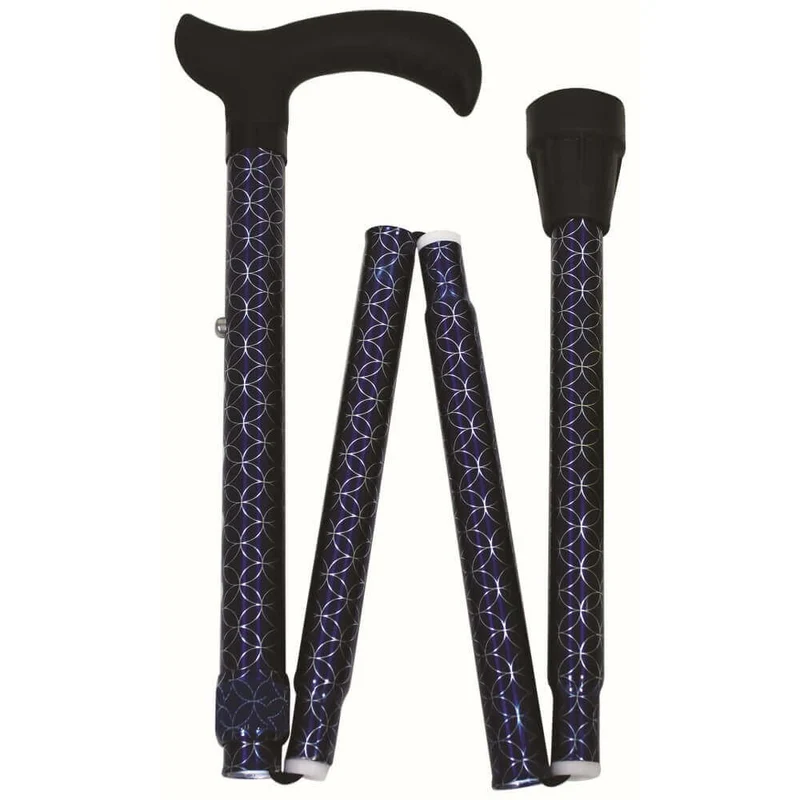 Faltstock leicht höhenverstellbar bis 110 kg faltbar Design