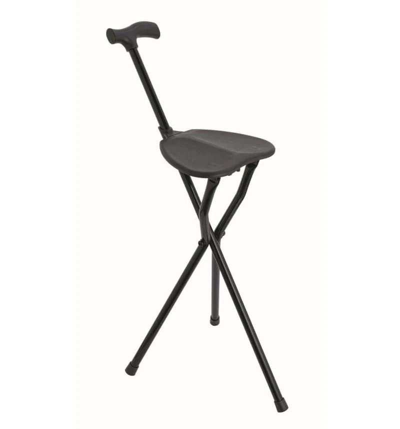 Dreibein Sitzstock, klappbar, 53,5 cm Sitzhöhe, 100 kg