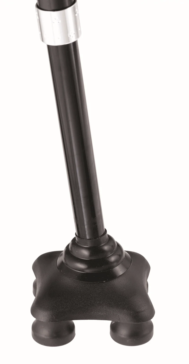 Aluminium T-Gehstock verstellbar mit LED & Standfuß