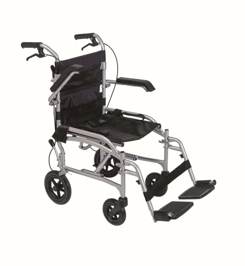 Transferstuhl faltbar 2in1 Rollstuhl Rollator 10,6 kg bis 100 kg