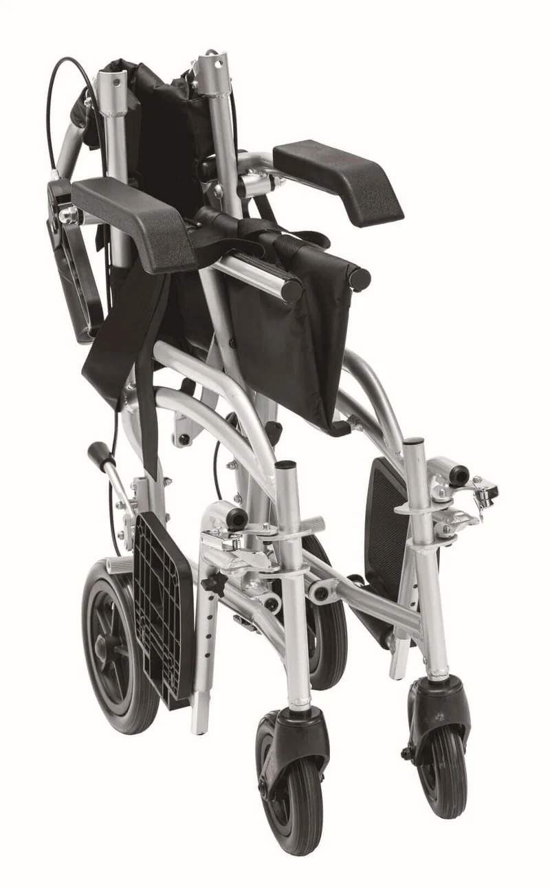 Transferstuhl faltbar 2in1 Rollstuhl Rollator 10,6 kg bis 100 kg