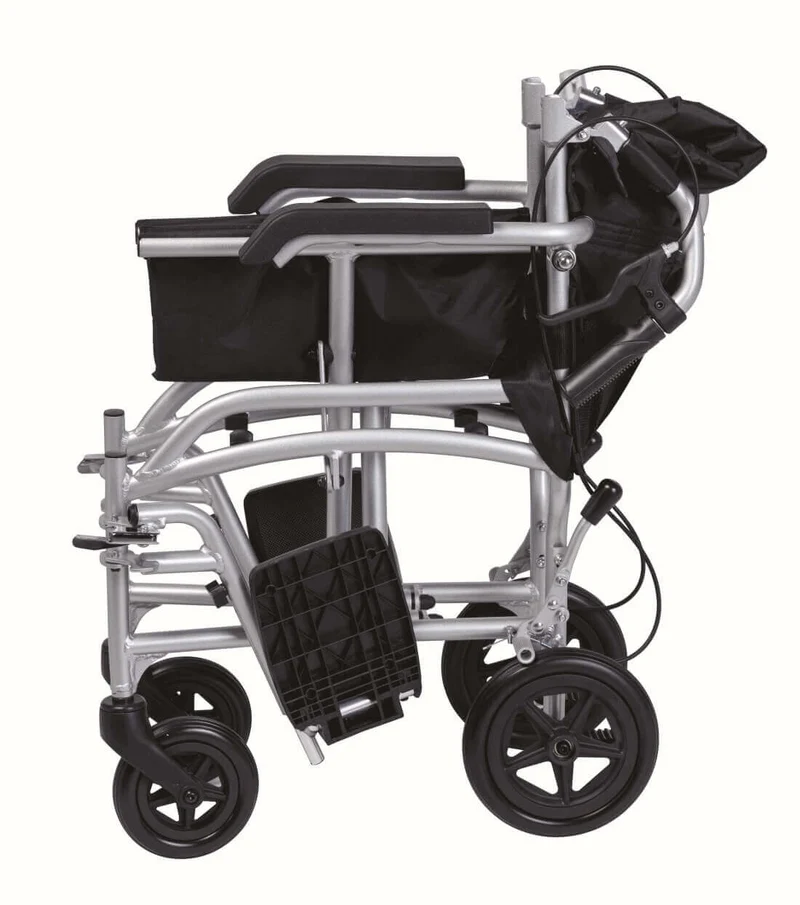 Transferstuhl faltbar 2in1 Rollstuhl Rollator 10,6 kg bis 100 kg